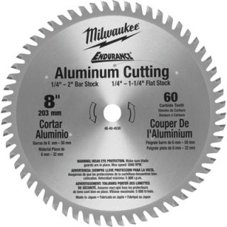Milwaukee Aluminum Circular Saw Blade   8in., 60T, Model# 48 40 4530