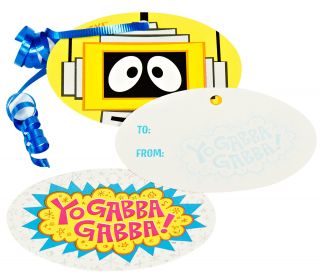 Yo Gabba Gabba Gift Tags