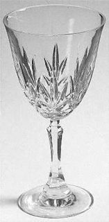 Crystal dAdriana Cdr1 Wine Glass   Criss Cross Cut & Fan Design