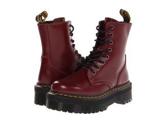 Dr. Martens Jadon 8 Eye Boot Lace up Boots (Red)